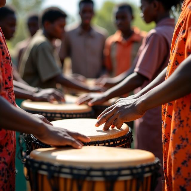 Ritiri di percussioni tribali in Senegal